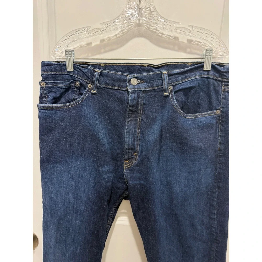 Levi's Mens Jeans‎ Dark Wash Stretch Blue 38x32